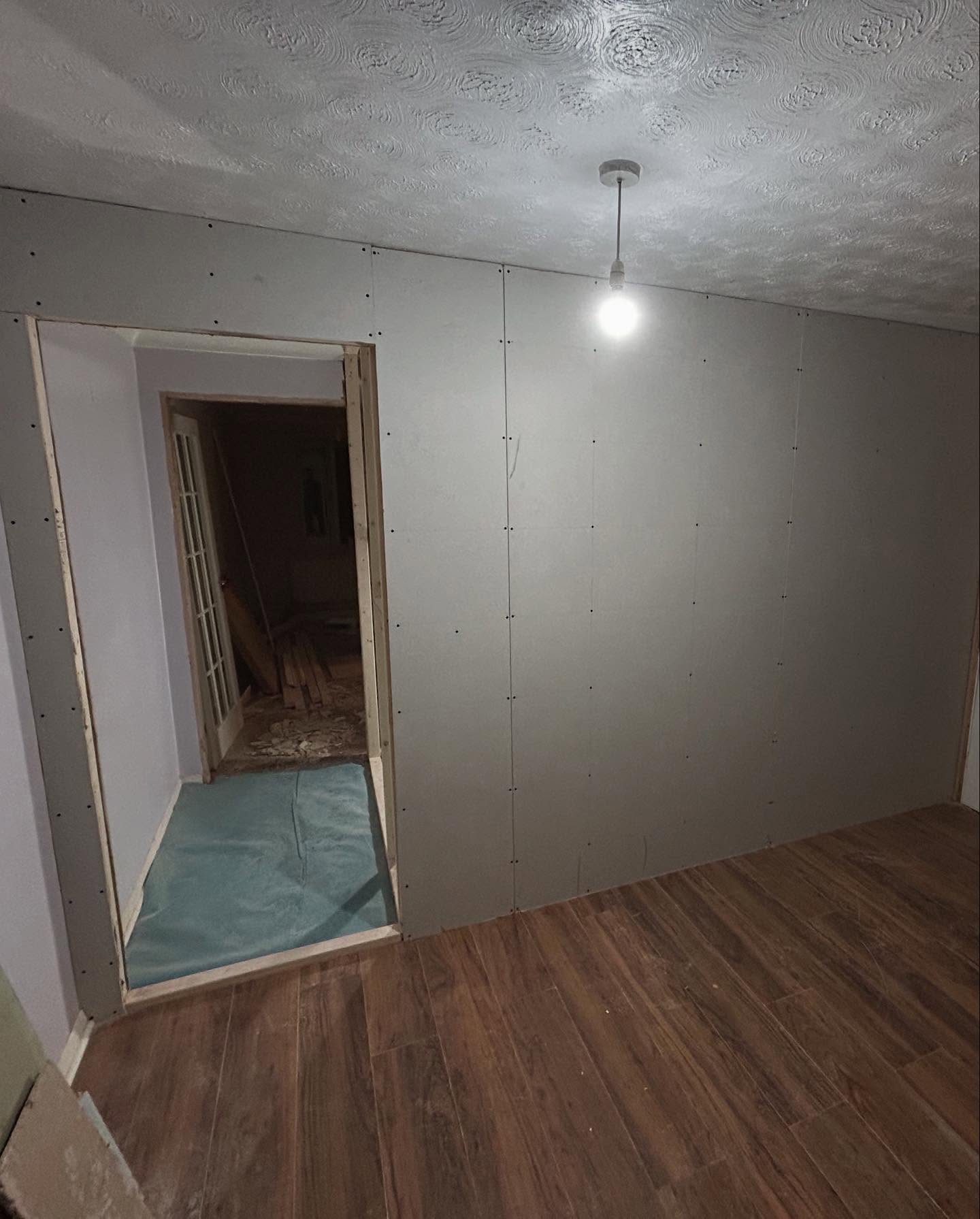 Internal doorway finished